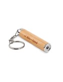 Mini Torche Éco-responsable en Bambou Personnalisée PIANTI - Éclairage Pratique Économique Matières : ABS Couleurs : bois cadeau