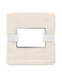 Couverture polaire  personnalisée 280gr RPET LOGAN Matières : PET recyclé Couleurs : beige livraison express 24h 48h