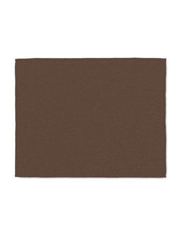 Couverture polaire  personnalisée 280gr RPET LOGAN Matières : PET recyclé Couleurs : chocolat personnalisation rapide en France