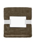 Couverture polaire  personnalisée 280gr RPET LOGAN Matières : PET recyclé Couleurs : terre goodies personnalisé en stock