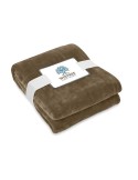 Couverture polaire  personnalisée 280gr RPET LOGAN Matières : PET recyclé Couleurs : terre cadeau affaires élégant