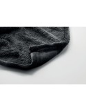 Couverture polaire  personnalisée 280gr RPET LOGAN Matières : PET recyclé Couleurs : noir personnalisation sur mesure
