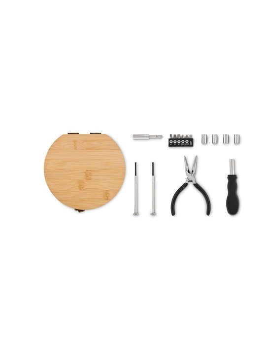 Set d'outils 15 pièces BARTLETT en bambou Personnalisé