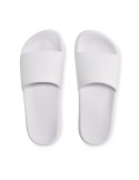 Claquettes antidérapantes personnalisées 40/41 KOLAM - Confort et style économique Matières : EVA Couleurs : blanc marquage lase