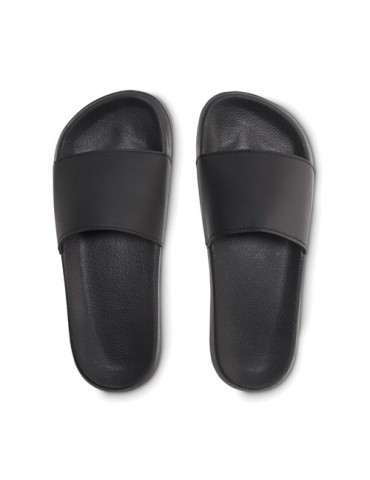 Claquettes antidérapantes personnalisées 40/41 KOLAM - Confort et style économique Matières : EVA Couleurs : noir goodies public