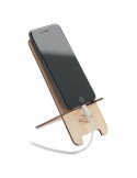Support de téléphone Éco-responsable en bouleau - GROUW STAND Matières : bois Couleurs : bois impression haute définition