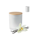 Bougie Végétale Éco-responsable 120g Personnalisée KEOPS SMALL Matières : verre Couleurs : blanc
