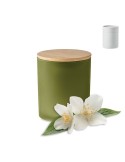 Bougie Végétale Éco-responsable 120g Personnalisée KEOPS SMALL Matières : verre Couleurs : vert goodies publicitaire événementie
