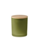 Bougie Végétale Éco-responsable 120g Personnalisée KEOPS SMALL Matières : verre Couleurs : vert personnalisation rapide en Franc