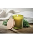 Bougie Végétale Éco-responsable 120g Personnalisée KEOPS SMALL Matières : verre Couleurs : vert objet promo petit budget