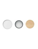 Bougie Végétale Éco-responsable 120g Personnalisée KEOPS SMALL Matières : verre Couleurs : noir marquage couleur éclatante