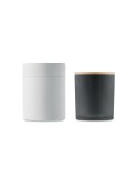 Bougie Végétale Éco-responsable 120g Personnalisée KEOPS SMALL Matières : verre Couleurs : noir goodies publicitaire durable
