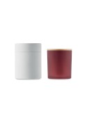 Bougie Végétale Éco-responsable 120g Personnalisée KEOPS SMALL Matières : verre Couleurs : bordeaux cadeau affaires élégant