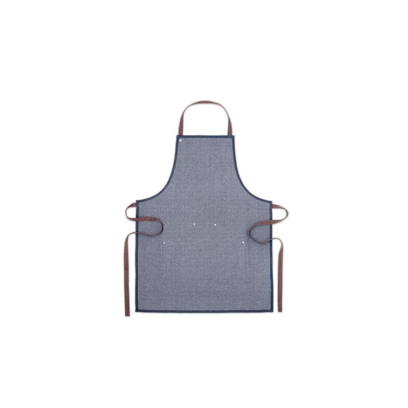 Tablier en denim  240 gr/m² - DENIPUR Matières : coton Couleurs : bleu goodies publicitaire événementiel