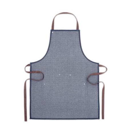 Tablier en denim  240 gr/m² - DENIPUR Matières : coton Couleurs : bleu goodies publicitaire événementiel