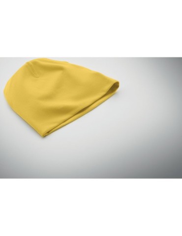 Bonnet unisexe en coton personnalisable LIGHTY Matières : coton Couleurs : jaune personnalisation rapide en France