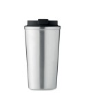 Gobelet Isotherme Double Paroi 510 ml Personnalisé BRACE + Matières : acier inoxydable Couleurs : argenté mat impression logo ha