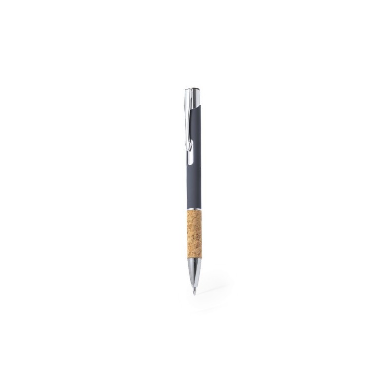 Stylo Écoresponsable Cadeau d'Entreprise Logard Matières : liège Couleurs : blanc cadeau collaborateur premium