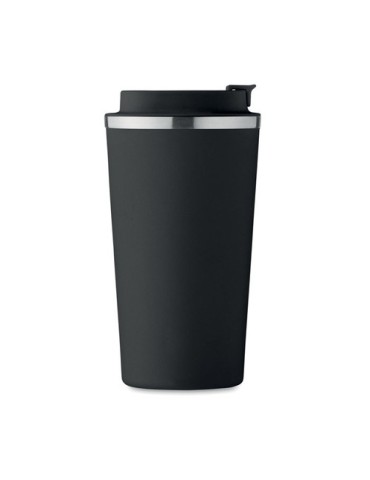 Gobelet Isotherme Double Paroi 510 ml Personnalisé BRACE + Matières : acier inoxydable Couleurs : noir cadeau collaborateur prem