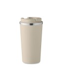 Gobelet Isotherme Double Paroi 510 ml Personnalisé BRACE + Matières : acier inoxydable Couleurs : beige cadeau entreprise pas ch