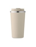 Gobelet Isotherme Double Paroi 510 ml Personnalisé BRACE + Matières : acier inoxydable Couleurs : beige goodies entreprise desig