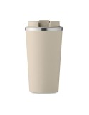 Gobelet Isotherme Double Paroi 510 ml Personnalisé BRACE + Matières : acier inoxydable Couleurs : beige cadeau affaires élégant