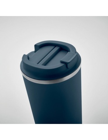 Gobelet Isotherme Double Paroi 510 ml Personnalisé BRACE + Matières : acier inoxydable Couleurs : bleu marine livraison express 