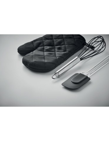 Set d'ustensiles de cuisine personnalisés DATEKI marquage laser ultra précis