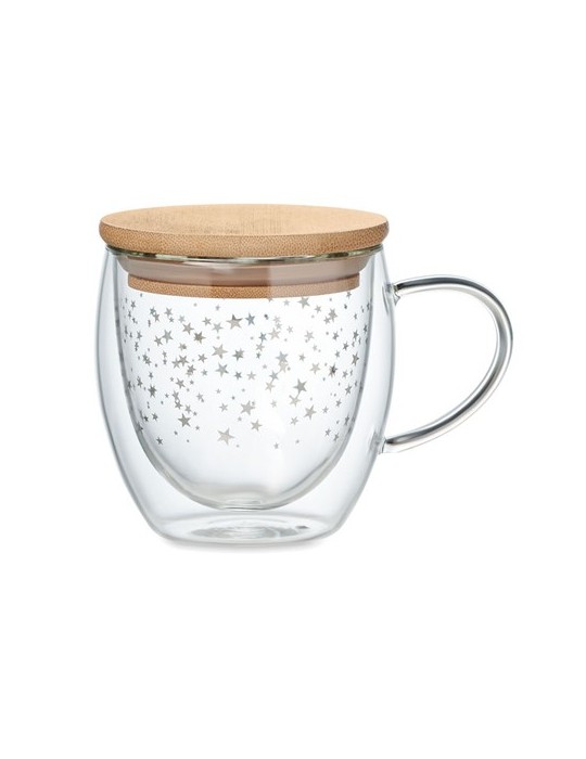 Tasse Double Paroi en Verre SION - Élégance et Praticité Tasse Double Paroi en Verre SION - Élégance et Praticité