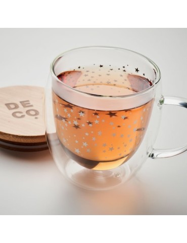 Tasse Double Paroi en Verre SION - Élégance et Praticité