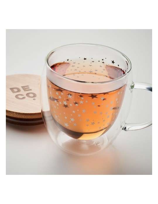 Tasse Double Paroi en Verre SION - Élégance et Praticité