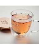 Tasse Double Paroi en Verre SION - Élégance et Praticité