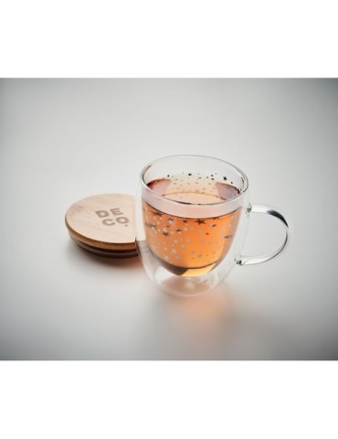 Tasse Double Paroi en Verre SION - Élégance et Praticité