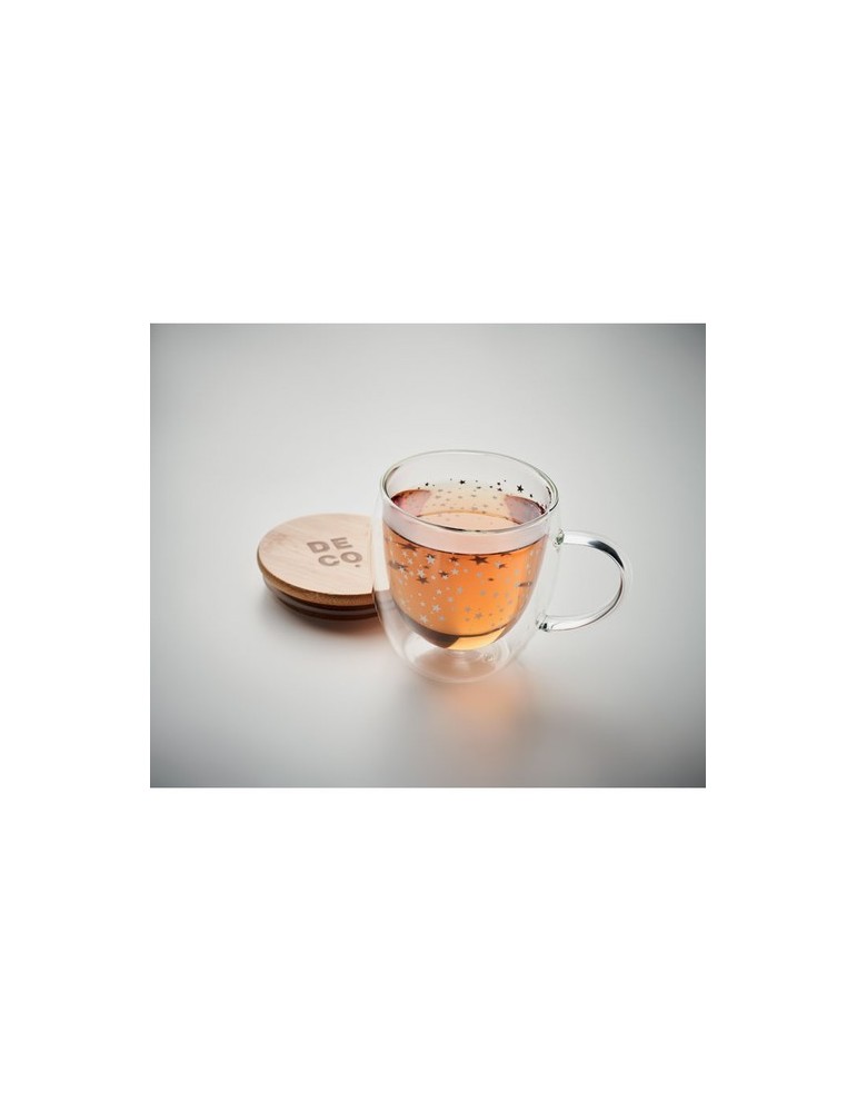 Tasse Double Paroi en Verre SION - Élégance et Praticité