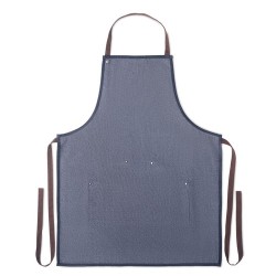Tablier en denim  240 gr/m² - DENIPUR Matières : coton Couleurs : bleu impression haute définition
