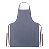 Tablier en denim  240 gr/m² - DENIPUR Matières : coton Couleurs : bleu impression haute définition