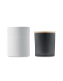 Bougie Végétale Parfumée 200 gr Personnalisée KEOPS MEDIUM Matières : verre Couleurs : noir cadeau affaires élégant