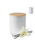 Bougie Végétale Parfumée 200 gr Personnalisée KEOPS MEDIUM Matières : verre Couleurs : blanc goodies publicitaire événementiel