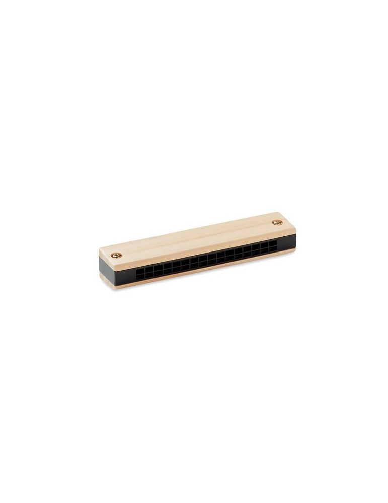 Harmonica Personnalisé Éco-responsable Cadeau d'Entreprise HARMA Matières : ABS Couleurs : bois