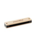 Harmonica Personnalisé Éco-responsable Cadeau d'Entreprise HARMA Matières : ABS Couleurs : bois goodies publicitaire événementie