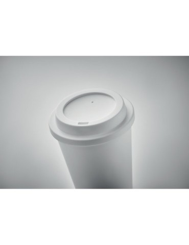 Gobelet Double Paroi Éco-responsable 300 ml Personnalisé NOLA Matières : polypropylène (PP) Couleurs : blanc cadeau client origi