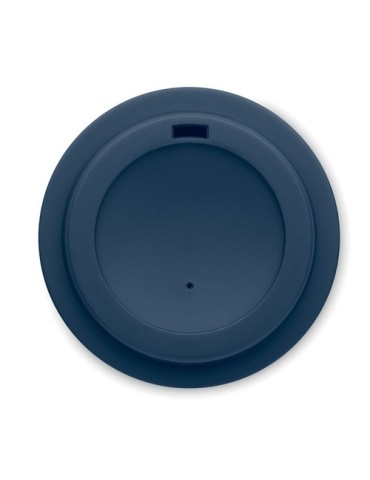 Gobelet Double Paroi Éco-responsable 300 ml Personnalisé NOLA Matières : polypropylène (PP) Couleurs : bleu marine impression lo
