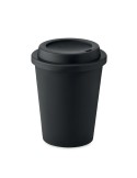 Gobelet Double Paroi Éco-responsable 300 ml Personnalisé NOLA Matières : polypropylène (PP) Couleurs : noir personnalisable avec