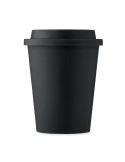 Gobelet Double Paroi Éco-responsable 300 ml Personnalisé NOLA Matières : polypropylène (PP) Couleurs : noir livraison express 24
