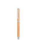 Stylo encre gel  en bambou personnalisé CAIRO Matières : bambou Couleurs : bois personnalisable avec votre logo