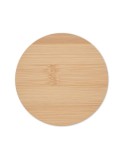 Sous-verre rond personnalisé en bambou  BAYIN Matières : bambou Couleurs : bois personnalisable avec votre logo