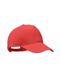 Casquette de baseball en coton  personnalisée BICCA CAP pas cher Matières : coton biologique Couleurs : rouge livraison express 