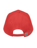 Casquette de baseball en coton  personnalisée BICCA CAP pas cher Matières : coton biologique Couleurs : rouge impression haute d
