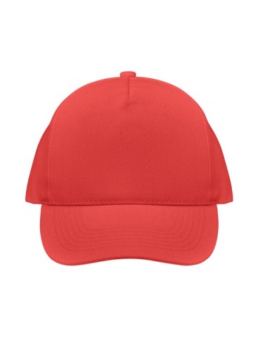 Casquette de baseball en coton  personnalisée BICCA CAP pas cher Matières : coton biologique Couleurs : rouge cadeau client orig