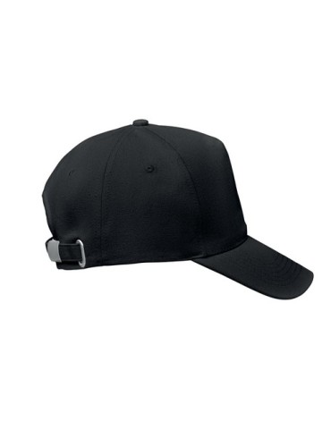 Casquette de baseball en coton  personnalisée BICCA CAP pas cher Matières : coton biologique Couleurs : noir cadeau client origi